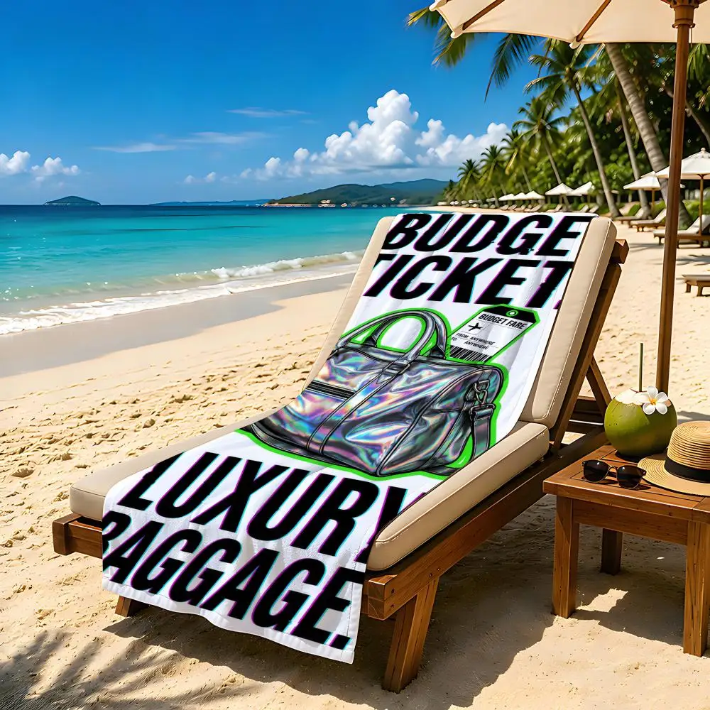 The Ryanair Survival Towel Extra Large Beach Towel Quick Dry Sand Free Super Absorbent Lightweight