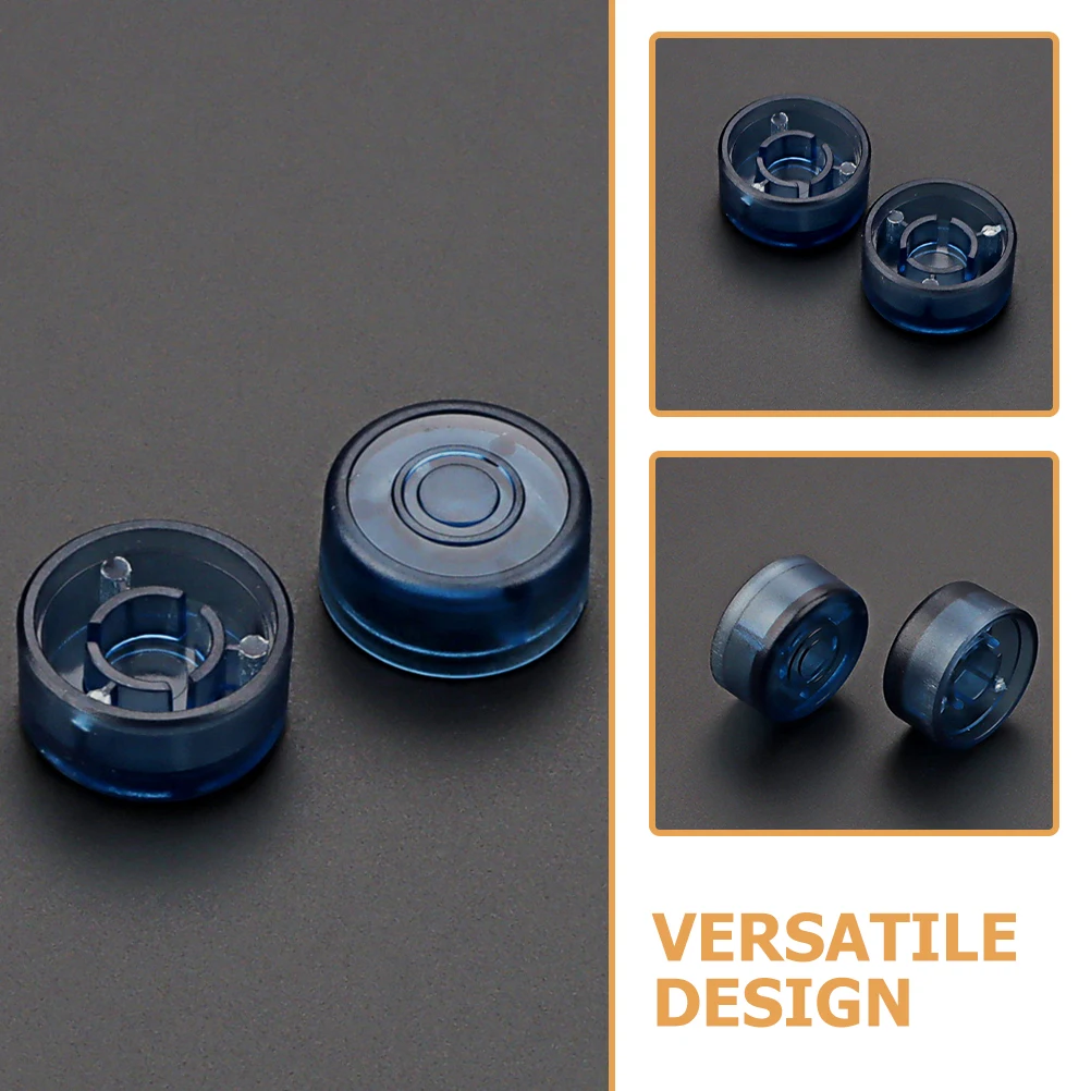 

2 Pcs Effect Button Guitar Accessories Component Pedal Plastic Footswitch Topper