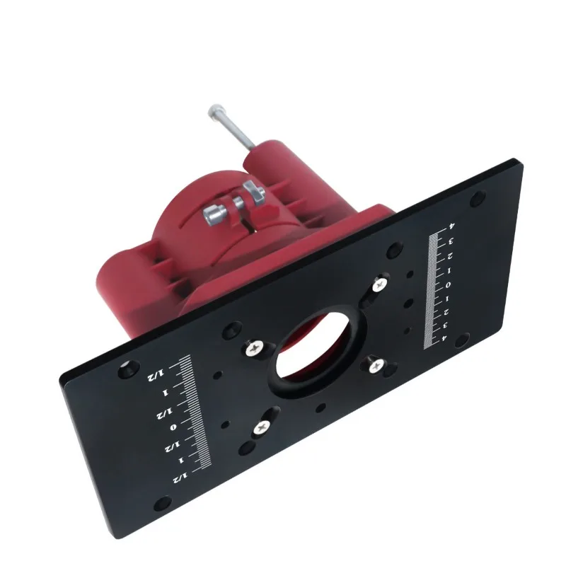 Woodworking inverted lifting base inverted plate fast lifting bakelite milling trimming machine small gong machine
