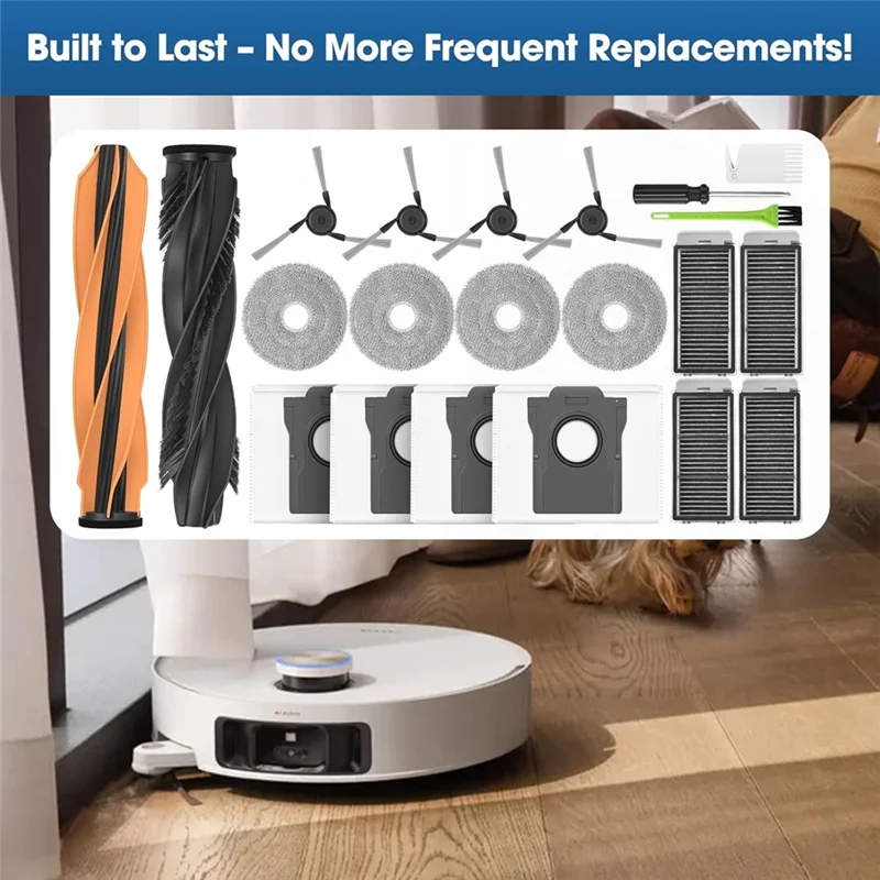 A76G-Dreame X50 ウルトラコンプリート/L50 プロウルトラ 21 ピース交換部品キットロボット掃除機アクセサリー