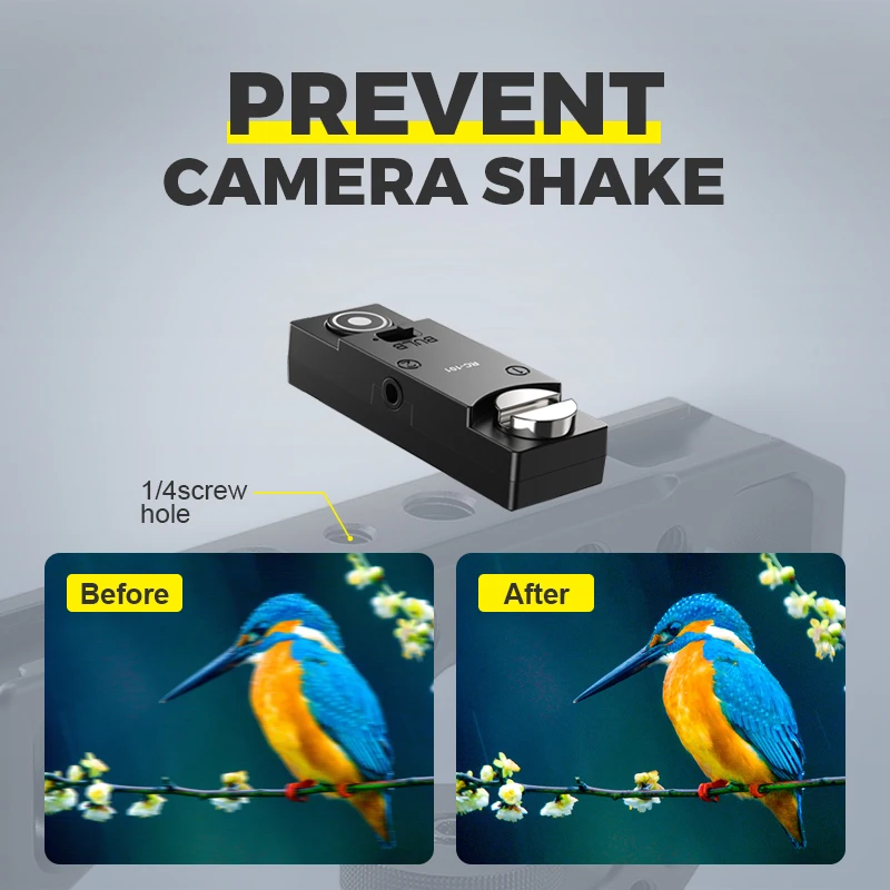 المزدوج السلكية مصراع كابل التحكم عن بعد مع 1/4 المسمار لكانون نيكون سوني بانسونيك فوجي كاميرا قفص علوي مقبض قبضة ستابليزر