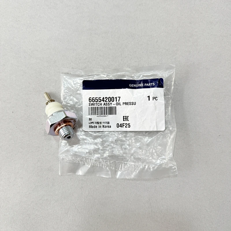 66554-20017 Oil Pressure Switch Oil Pressure Sensor for Ssangyong Actyon Rexton Kyron Rodius Tivoli 6655420017
