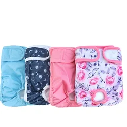 Female Washable Dog Shorts Panties Menstruation Underwear Briefs Jumpsuit Pet Physiological Pant Diaper Sanitary