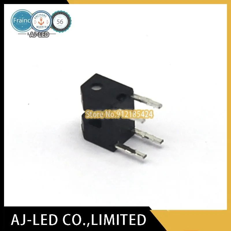 

20pcs/lot RPI-124 photoelectric switch sensor transmissive slot pitch 1mm small slot type optocoupler photoelectric eye ROHM