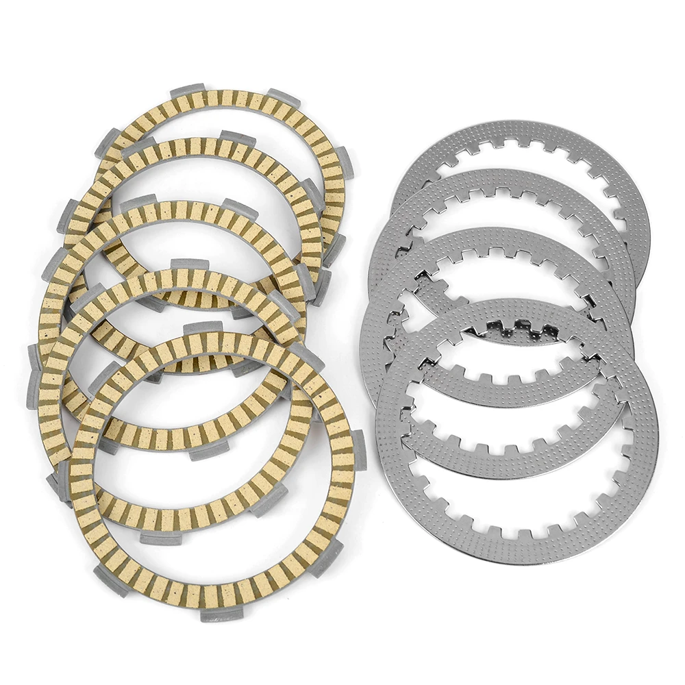 Clutch Kit Steel & Friction Plates For Honda CR80 CR85R RB CB100 CB125 CLR125 CBT125 SL100 SL125 CL125 CB125 CD125 CM125