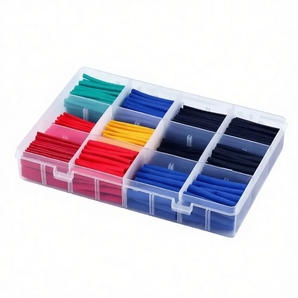 Electrical Wire Heat Shrink Tubing Kit Insulation Cable Sleeves Waterproof Protection Organizer Assorted Tools