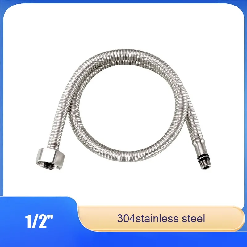 

Faucet Hose Hot And Cold Water Inlet Pipe 304 Stainless Steel Pointed Top Water Pipe Connection Pipe Kitchen Basin Wash Basin
