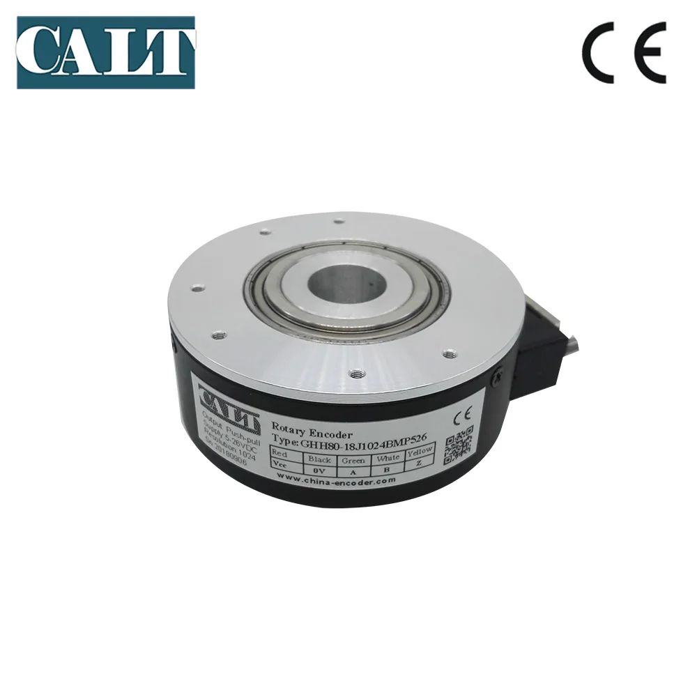 30mm hollow shaft 1000ppr NPN rotary encoder GHH80-30G1000BMC526 for printing and packaging