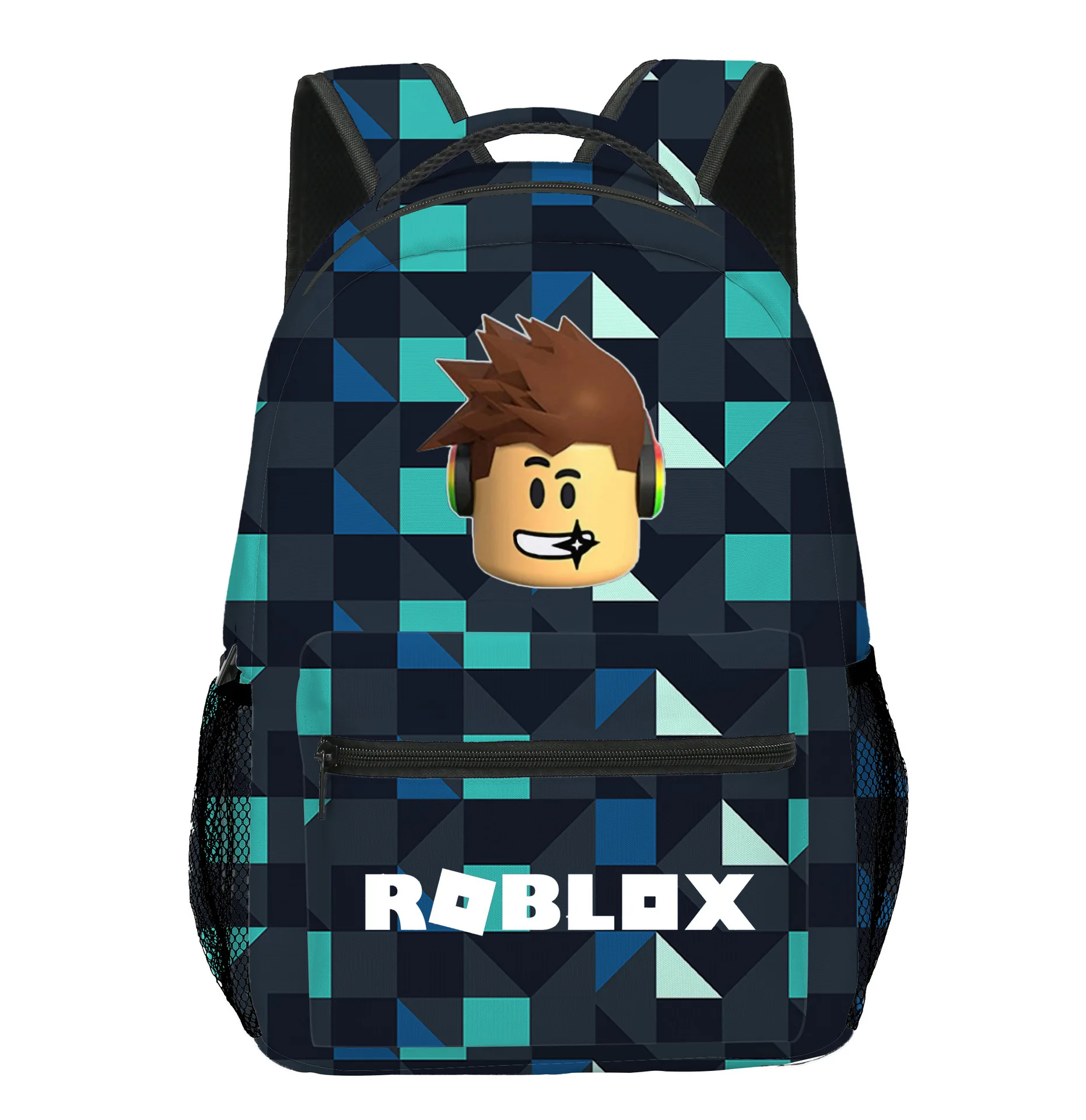 ROBLOX Virtual World Primary Secondary School Schoolbag Backpack Mochila Backpack kawaii Cartoon Gifts School Bag Mochila