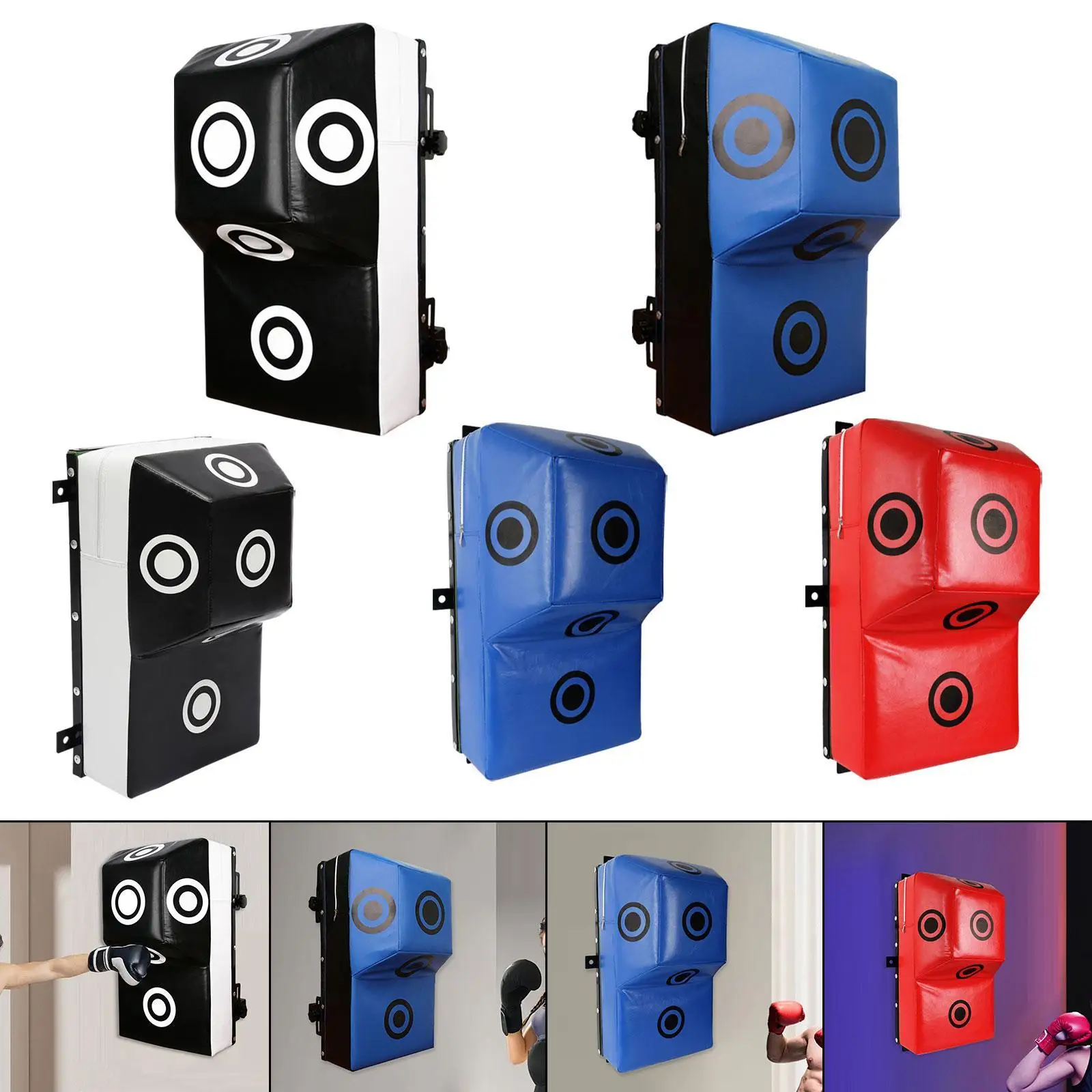 

Boxing Wall Target Wall Mounted Thick Training Strike Fighting Pad Punching Bag for Exercise Sports Taekwondo Household Sanda