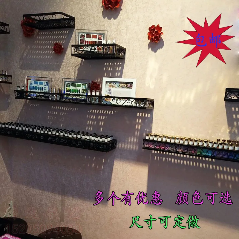 Nail Rack, Nail Polish GelRack, Cosmetic StorageRack, Hair Salon WallRack, DisplayRack, Wall-Mounted Perfume StoragRack