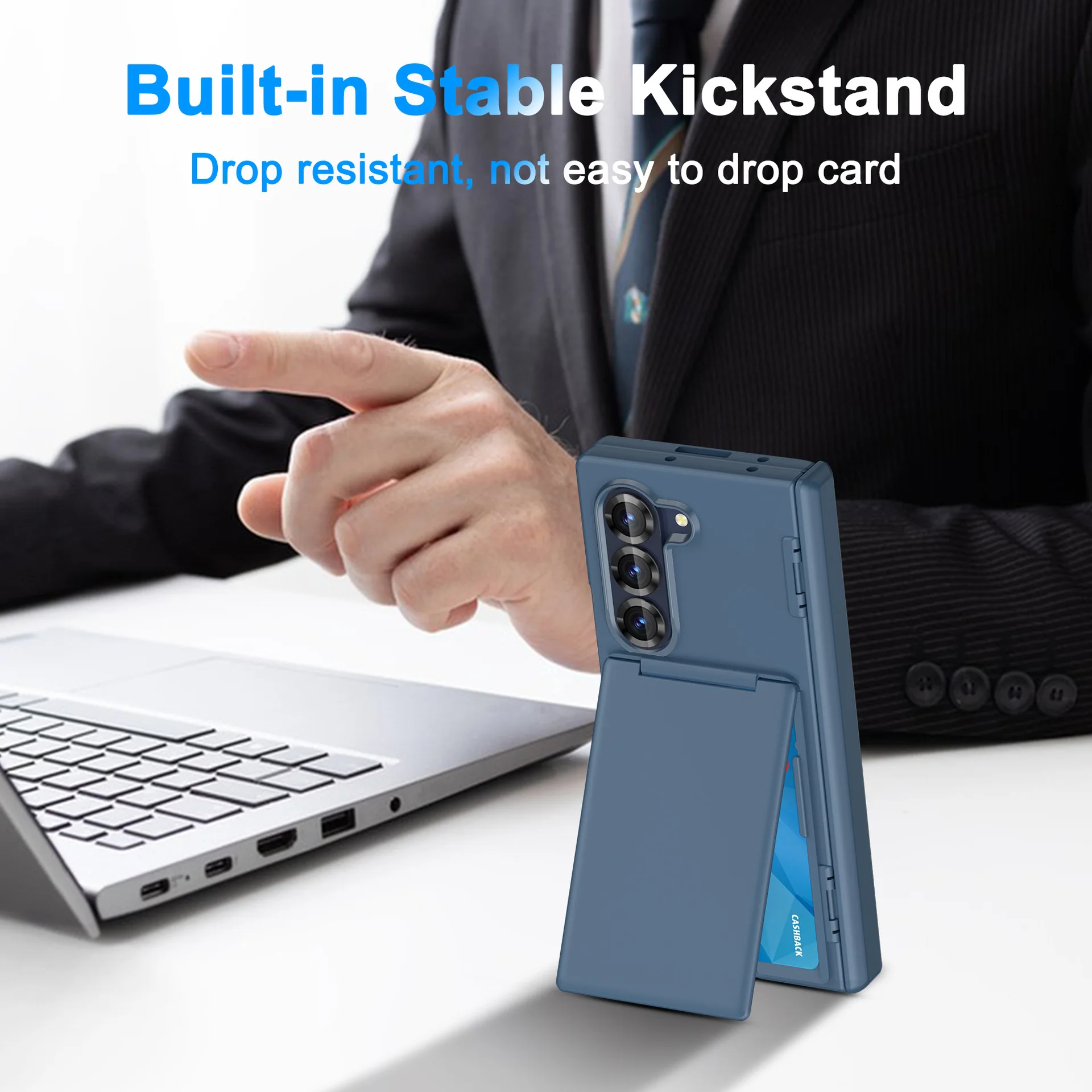 فليب فتحة للبطاقات حامل مسنده قضية الهاتف لسامسونج غالاكسي Z أضعاف 7 6 أضعاف 7 Fold6 5G للطي قوس ماتي غطاء الكمبيوتر