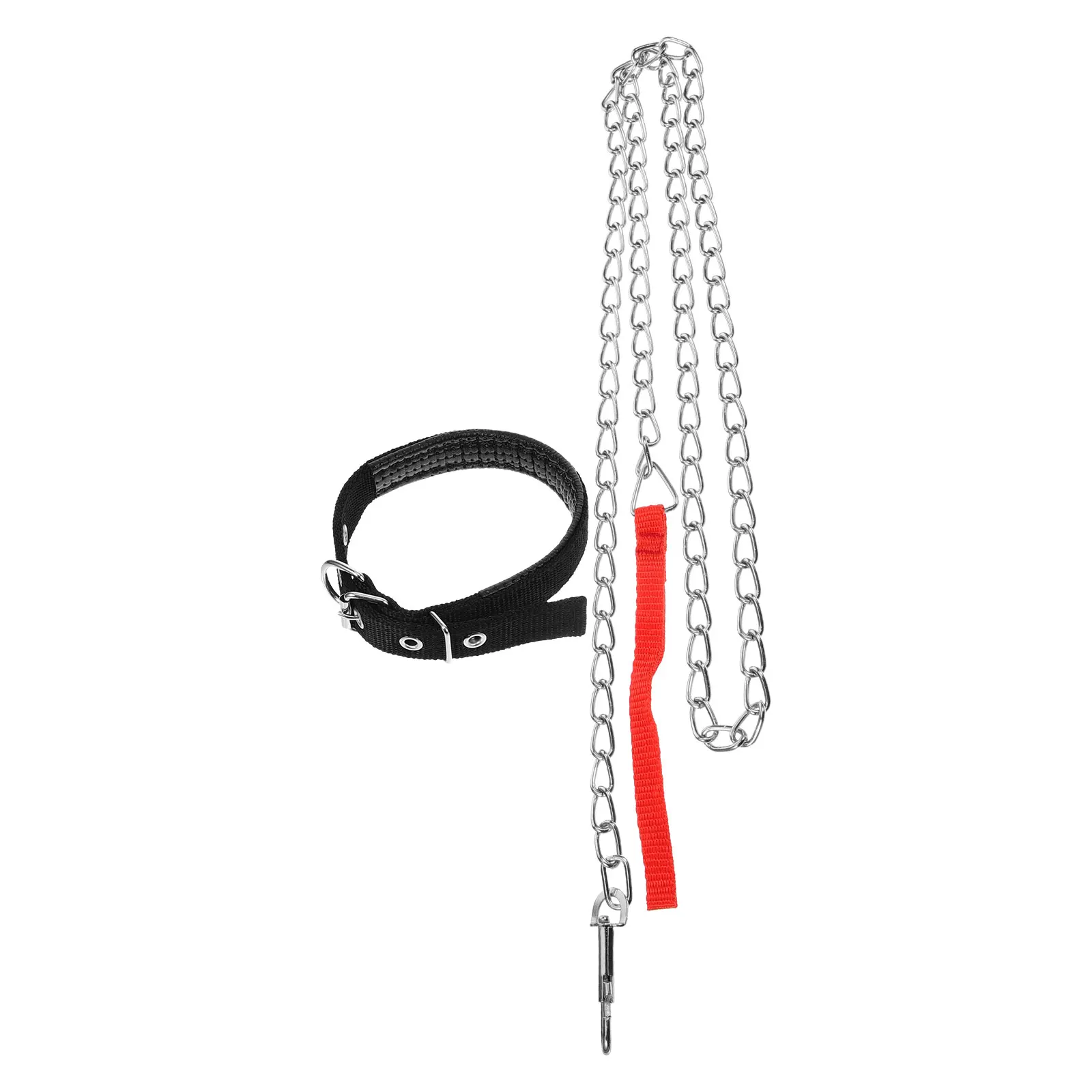 

2 Pcs Pet Traction Collar for Outdoor Activities Supplies Puppies Dog with Pull Chain
