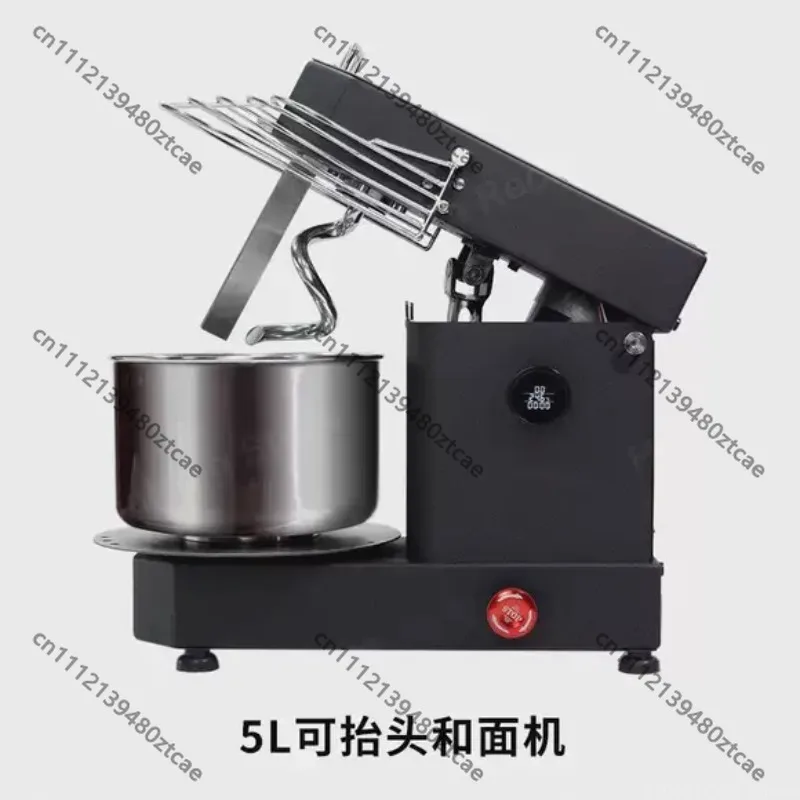 5L Spiral Dough Mixer with Light Adjustable Panel Commercial Bakery Food Mixer Equipment