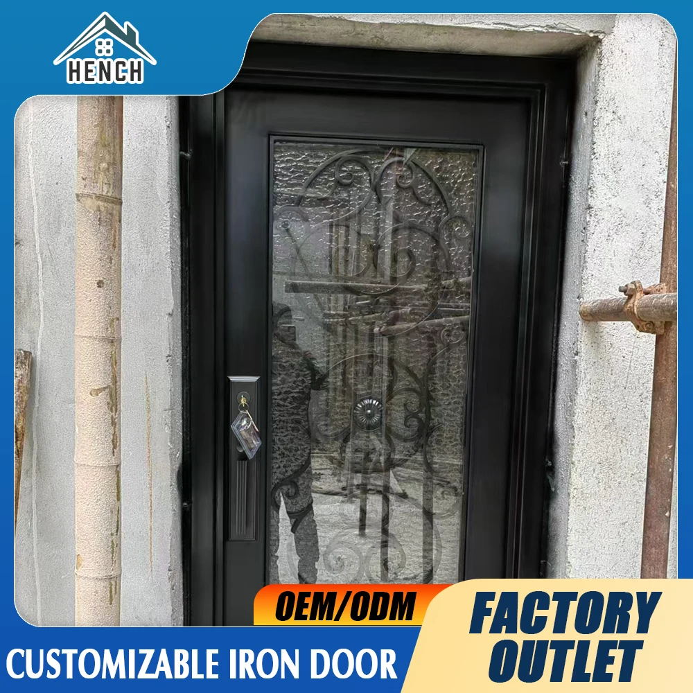 Wrought Iron Doors Stylish and Secure Double Iron Front Doors With Magnetic Mesh