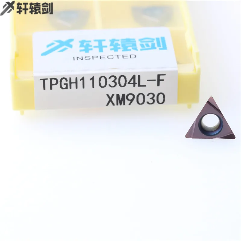 Herramientas de torneado de torno CNC, cortador de Metal de acero inoxidable, 10 piezas, TPGH060102, TPGH060104, TPGH080202, TPGH080204
