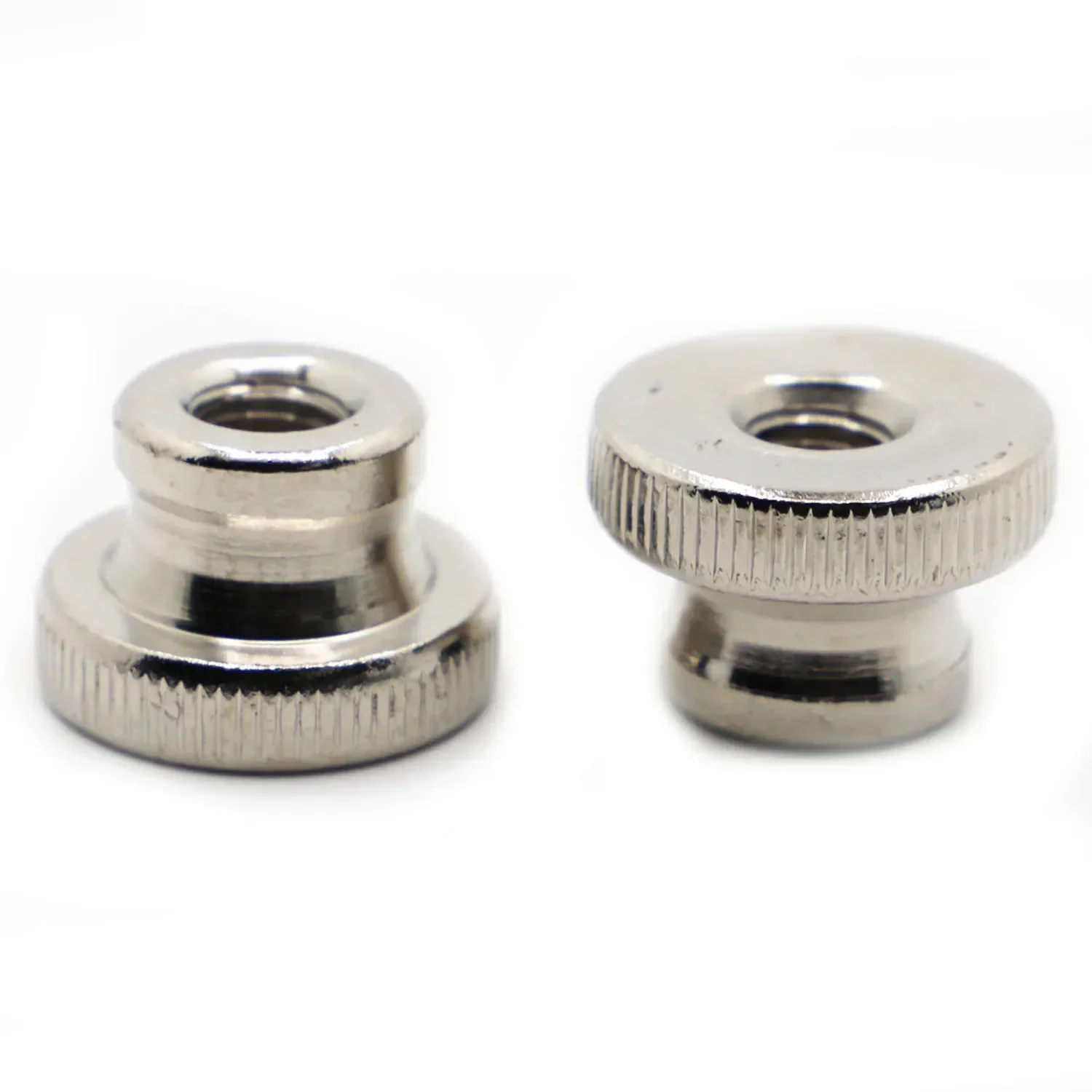 M3 M4 M5 M6 M8 M10 Nickel Plated GB806 DIN466B Double Step Adjust Knurl Thumb Nut Iinstrument Hand Tighten Nuts