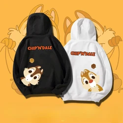 Spring and Autumn new style Parent child Hoodie Disney Cartoon Anime Chip 'n' Dale cute periphery A family of three Hoodies