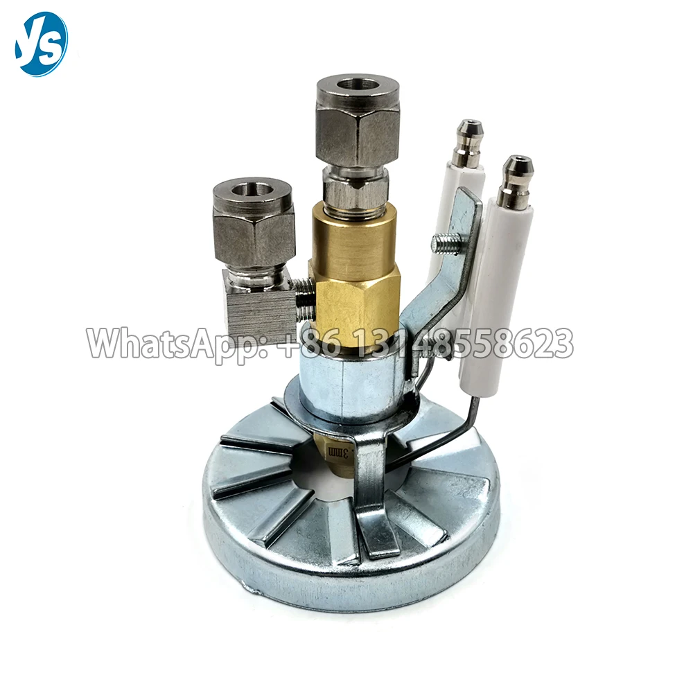 Waste Oil Burner Nozzle Siphon Full Cone Brass Fuel Nozzle Ignition System Air Atomizing Sprayer Diesel Heavy Oil Burner