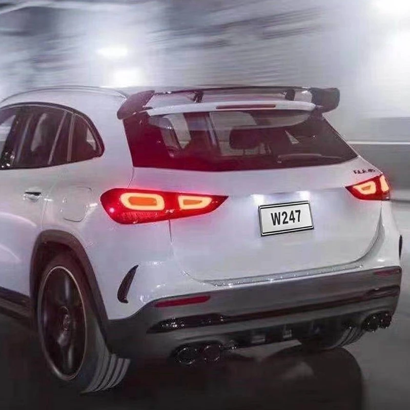 For Mercedes-Benz GLA Class X157 GLA45  GLA200 GLA220 GLA250 GLA260 2020+ Car Wing Spoilers Auto Accessories