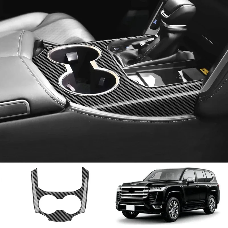

Автомобильные декоративные полоски для Toyota Land Cruiser 300 Lc300 2022 2023 2024, шестерня из АБС-пластика, передний держатель для чашки с водой, рамка для питья