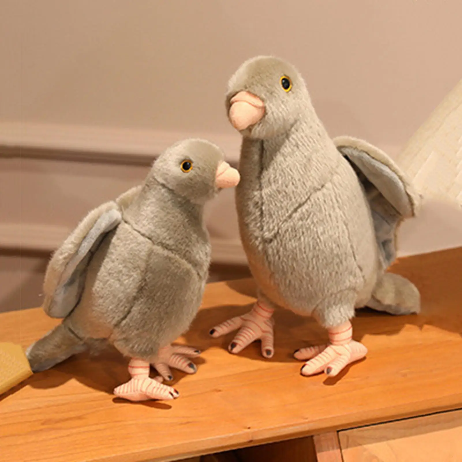 

Pigeon Plush Cuddly Realistic Funny Simulated Bird Pigeon Plush Toy for Boys Party Home Sofa Bedroom Car Halloween Easter