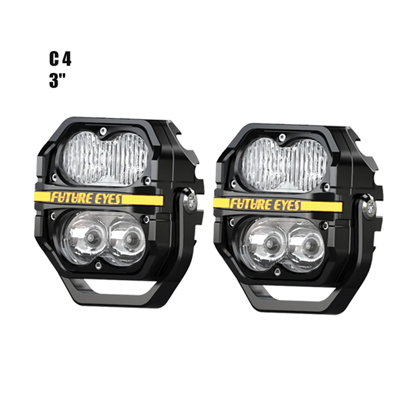 

Future Eyes C4 Wholesale Products Yellow Spot and Floor LED Car Spot Light for Jeep