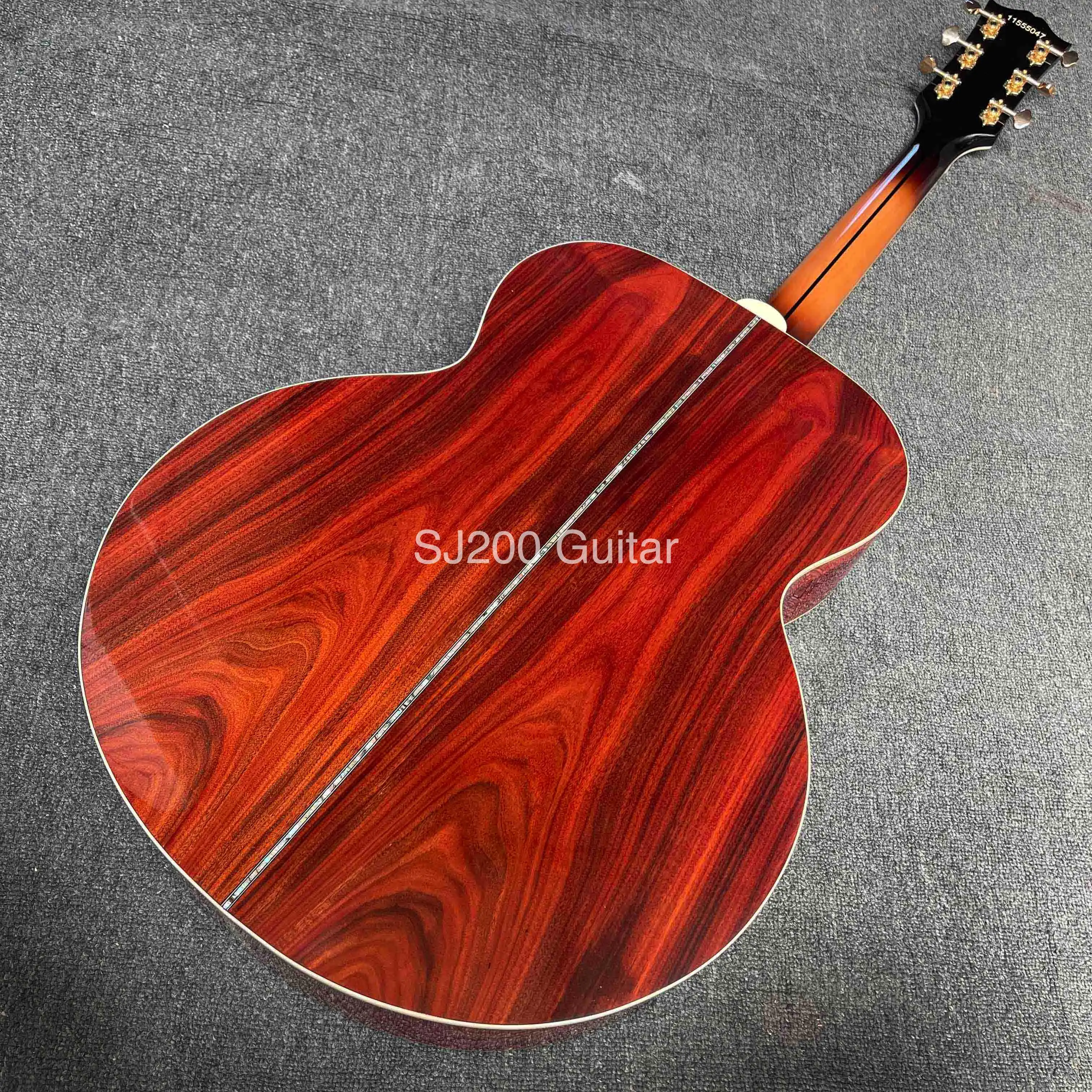 Custom GB SJ-200 Style Cocobolo with Double Pickguard acoustic guitar