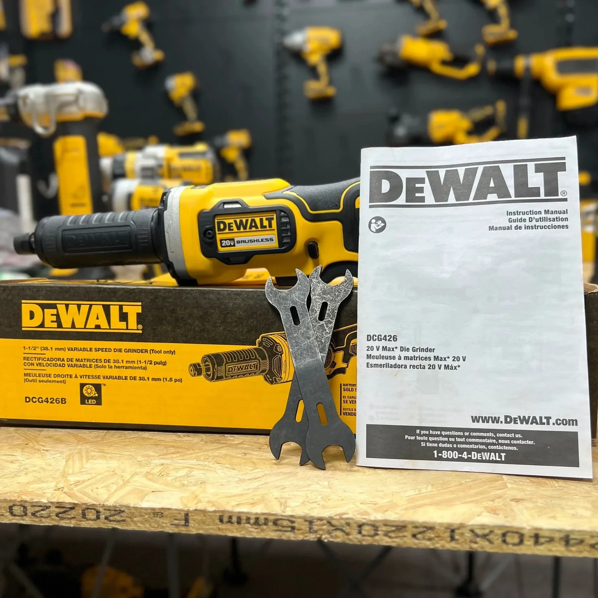 Imagem -03 - Dewalt-velocidade Variável sem Fio Die Grinder Tool Dcg426b 20v 11 Apenas Corpo Novo Produto