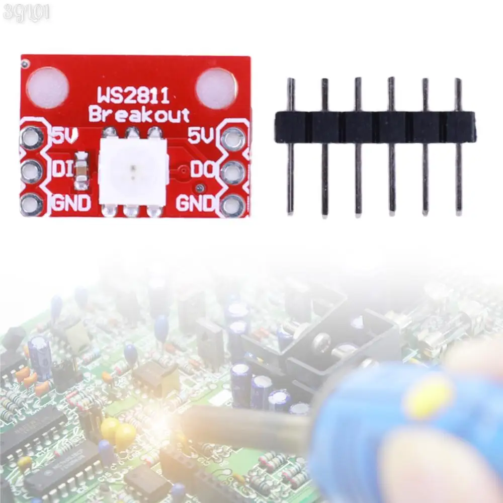 โมดูลไฟ LED แบบแยก RGB LED WS2812 1ชิ้นโมดูลไฟ LED สำหรับชิ้นส่วนอิเล็กทรอนิกส์ Arduino