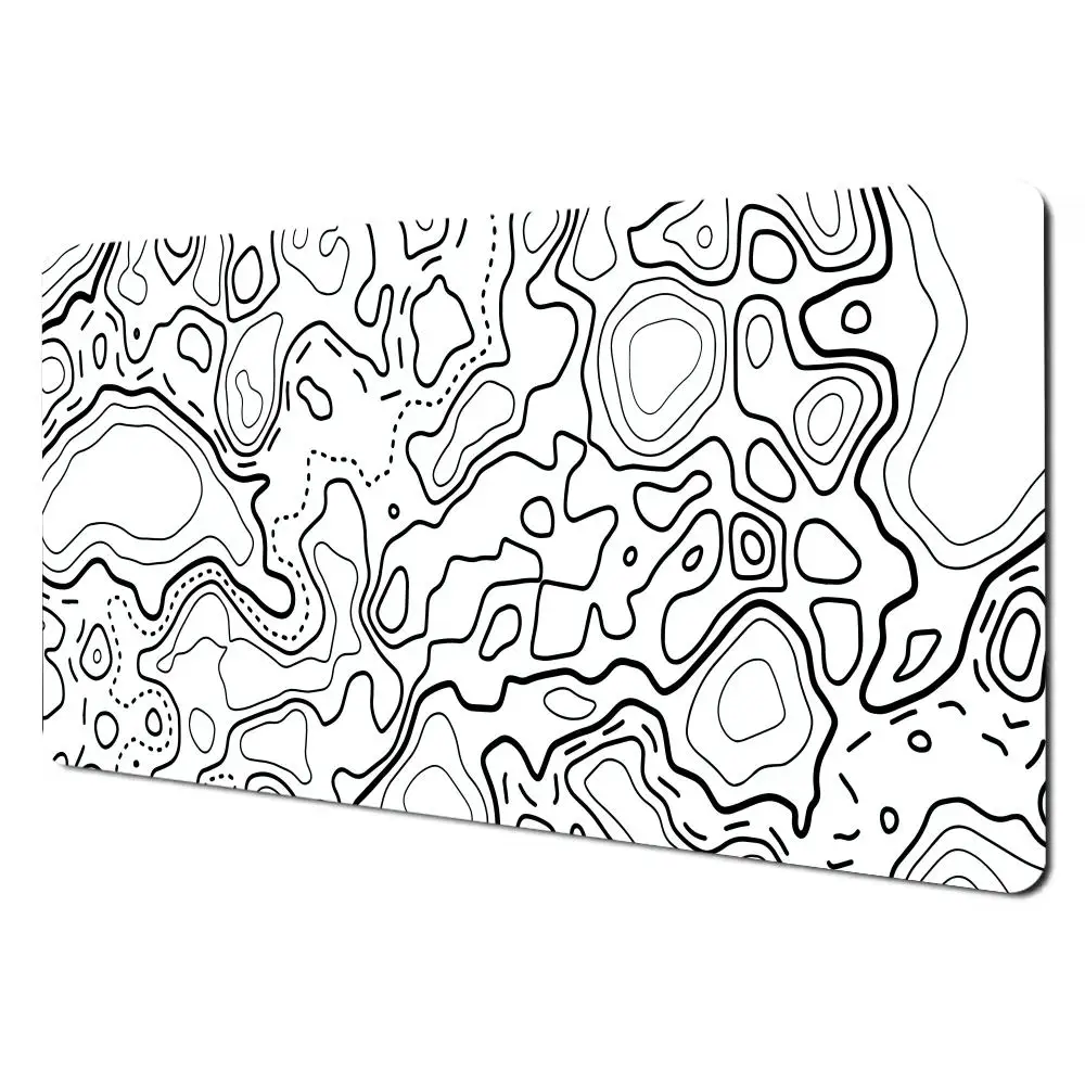 

Large Black and White Gaming Mouse Pad Gamer Big Mouse Mat Computer Gaming Locking Edge MousePad 80x30cm Keyboard Desk Mice Pad