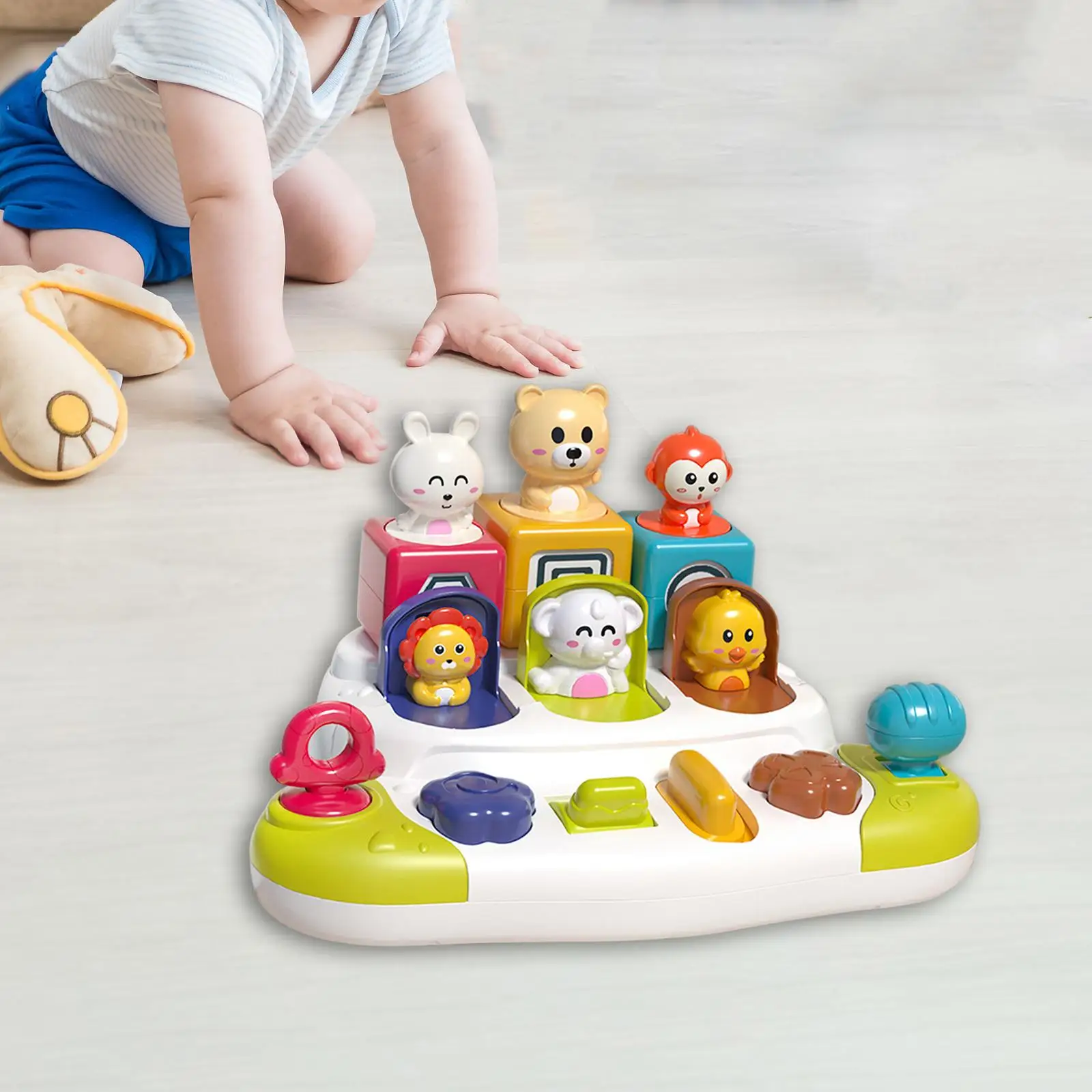 

Interactive Pals Baby Toy Developmental Toy Early Learning with Buttons Montessori for Babies Boys Girls Toddlers 18 Months Kids