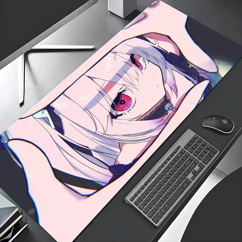 

Green Leaf Mouse Pad PC Anime Girl Mousepad Gamer Laptop Pads Computer Keyboard Accessories Mouse Mat Rug Extended Desk Mat