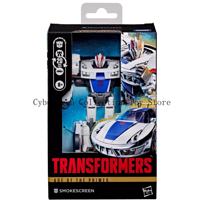 

[In Stock] Transformation Toys Age of The Primes Smokescreen Deluxe Class Autobot Model Toy, Poseable Figure, Toy, Collectible