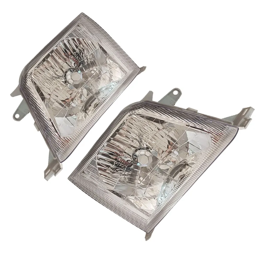 A pair Car Headlights Land Cruiser Prado FJ90 1997 -2000 Car Crystal Headlights For Toyota