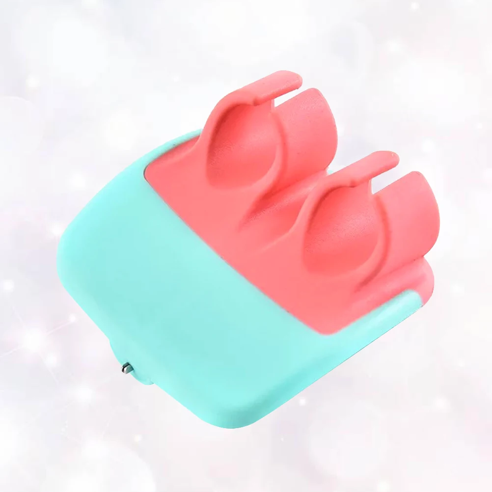 

1pc Silicone Finger Peeler Easy Hold Vegetable Fruit Slicer Stainless Steel Rustproof Efficient Labor Saving Protects