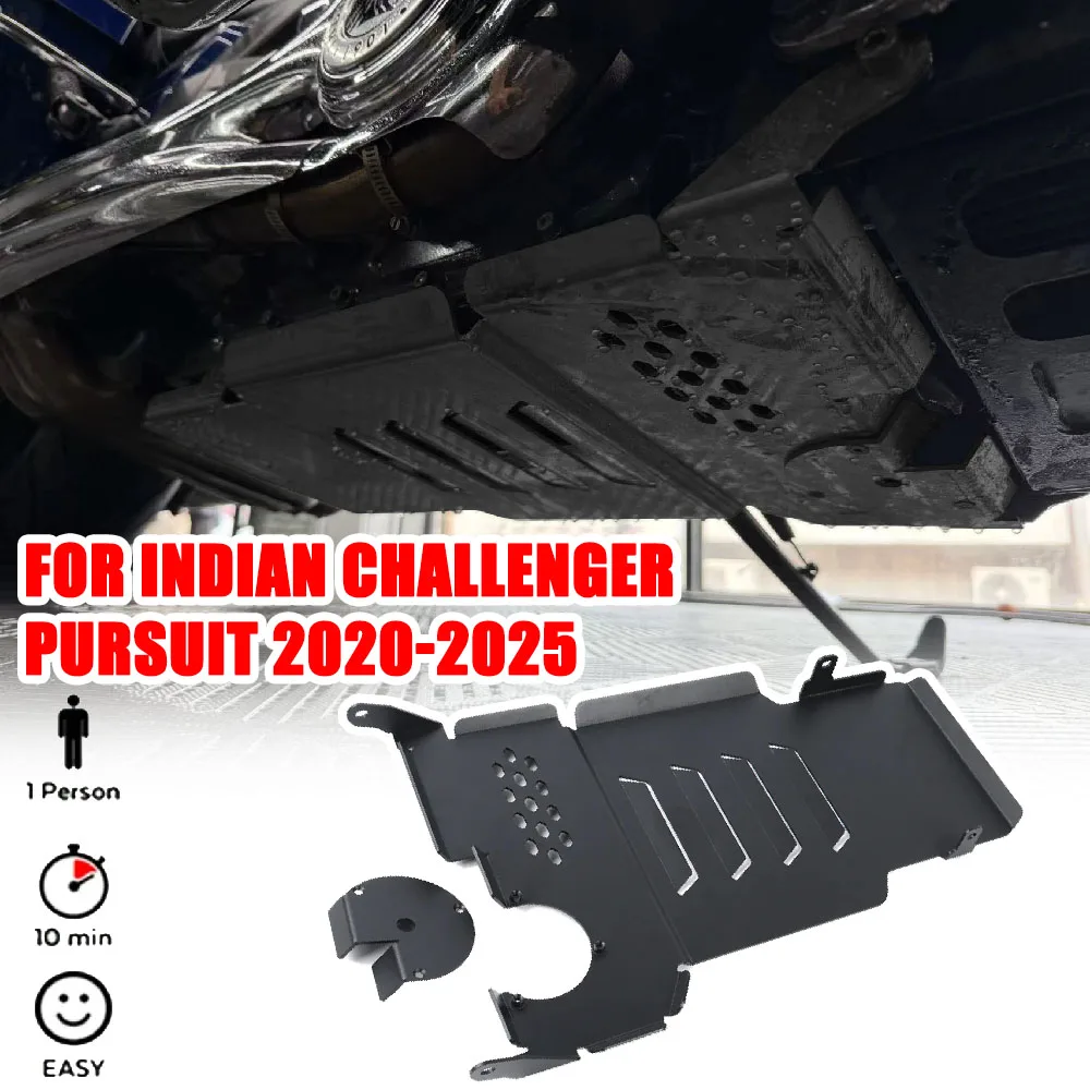 

Совершенно новая алюминиевая защитная пластина двигателя с простой установкой для индийского мотоцикла Challenger Pursuit 2019-2025, чехол для велосипеда