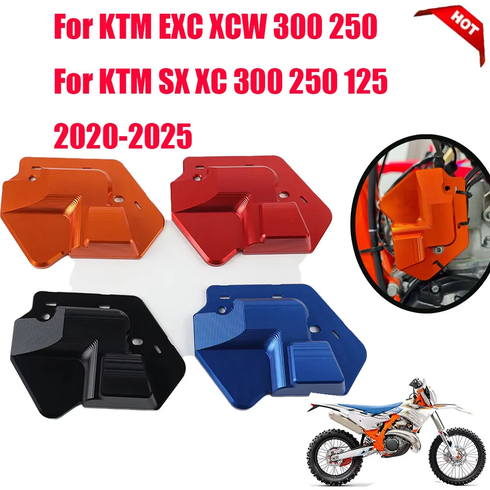 

Motorcycle Accessories Powervalve Left Power Valve Cover Guard Protector For KTM EXC XCW 300 250 2024 2025 SX XC 300 250 125
