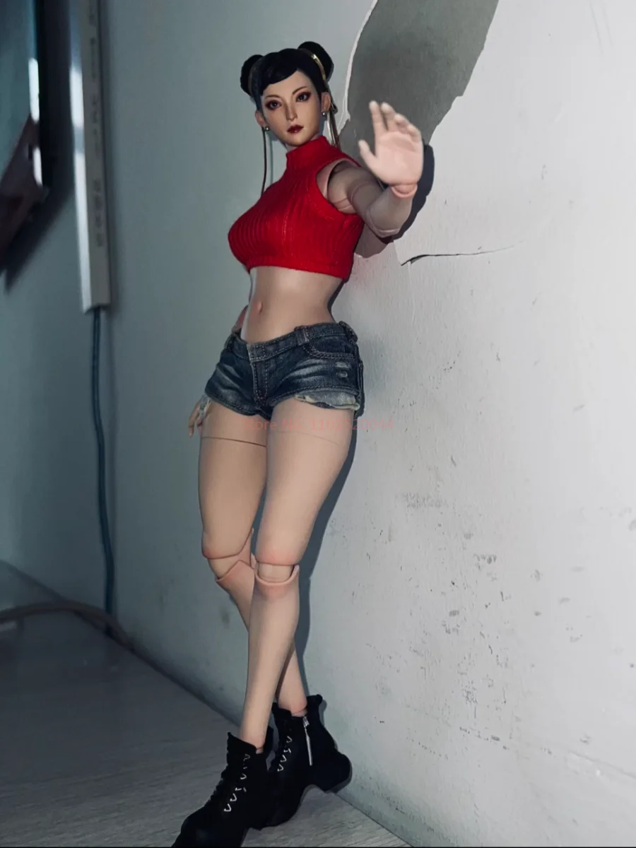 

Worldbox 1/6 Женское гибкое тело Девушка Тело At210 12 дюймов Нормальная толстая нога Солдат Белый загар Фигурка Модель Подарки