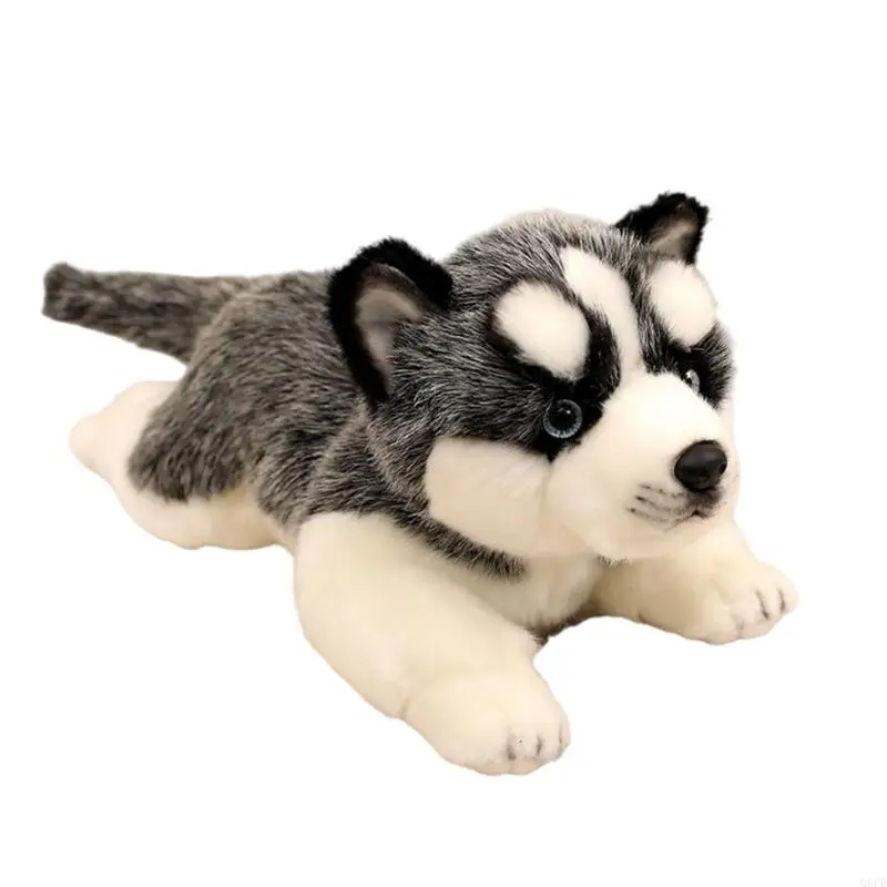 

Realistic Pet Dog Doll Soft Plush Animal Toy For Adult Children Room Decoration Couch Pillow Stuffed Dog Comfort Toy