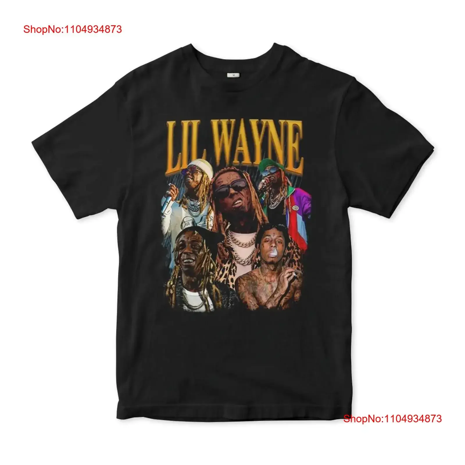 

Lil Wayne Collage T Shirt Cotton Men's and Women's Sizes LLW 36741 vintage Washed Unisex Slightly streetwear designer clothes