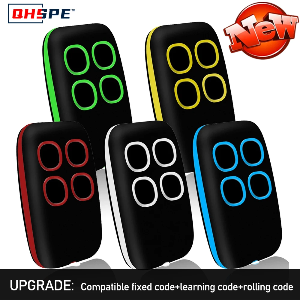 Garage Door Remote Control Duplicator 286MHz-868MHz Multi-Frequency Code Grabber Clone Gate Key Fob Command Support rolling code