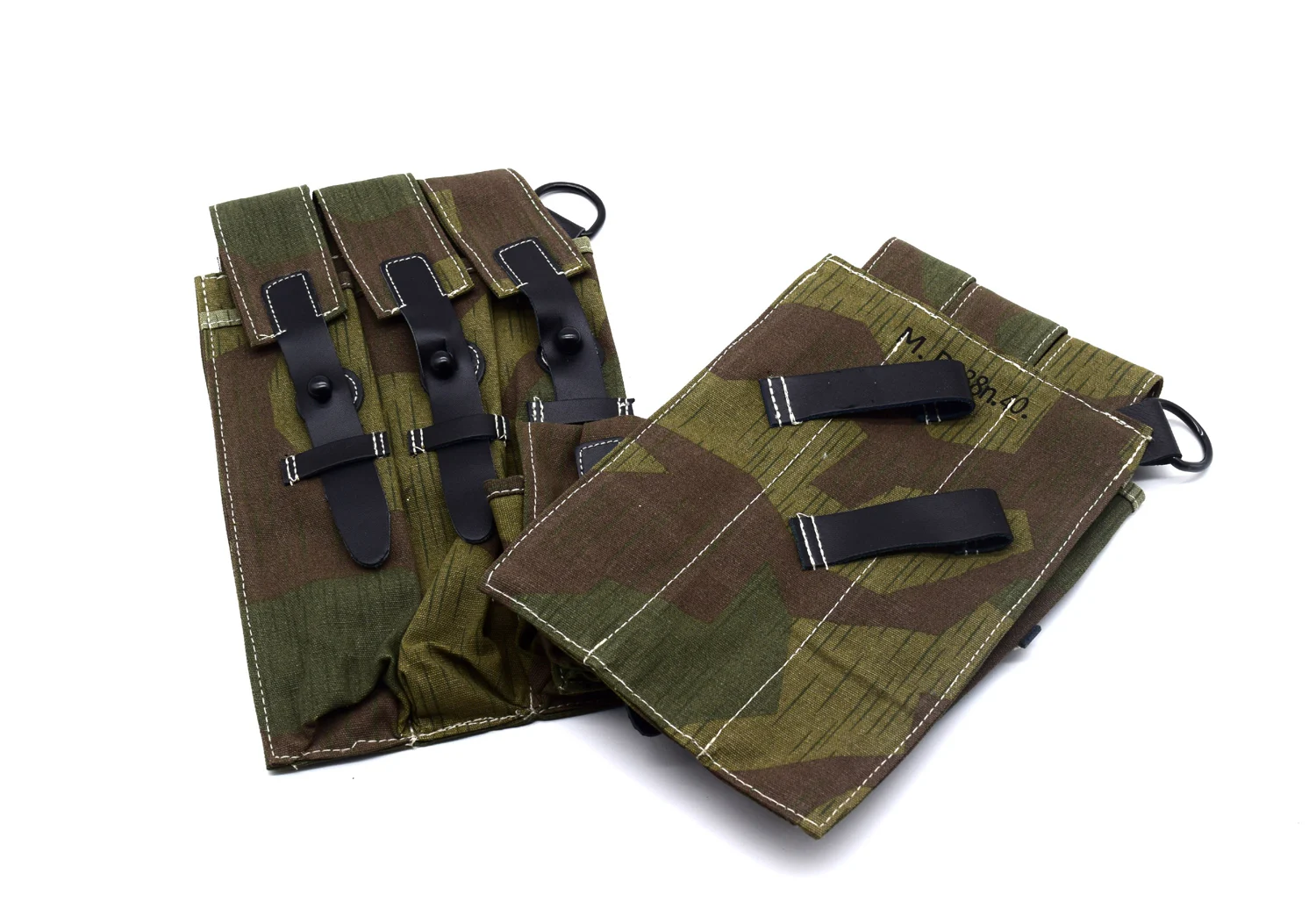 Camouflage Cosplay German MP38 MP40 Ammo Ammunition Magazine Pouch Splinter-B Camo Color 　