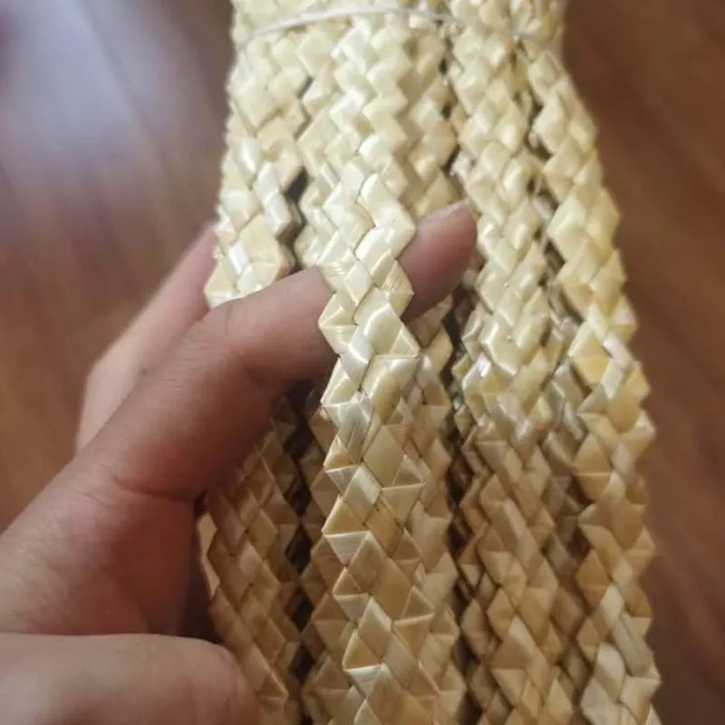 Colored Natural Wheat Straw Braid Hand Woven Straw Plait Multicolor Grass Braid DIY Craft Material for Hat Bag Basket Handicraft