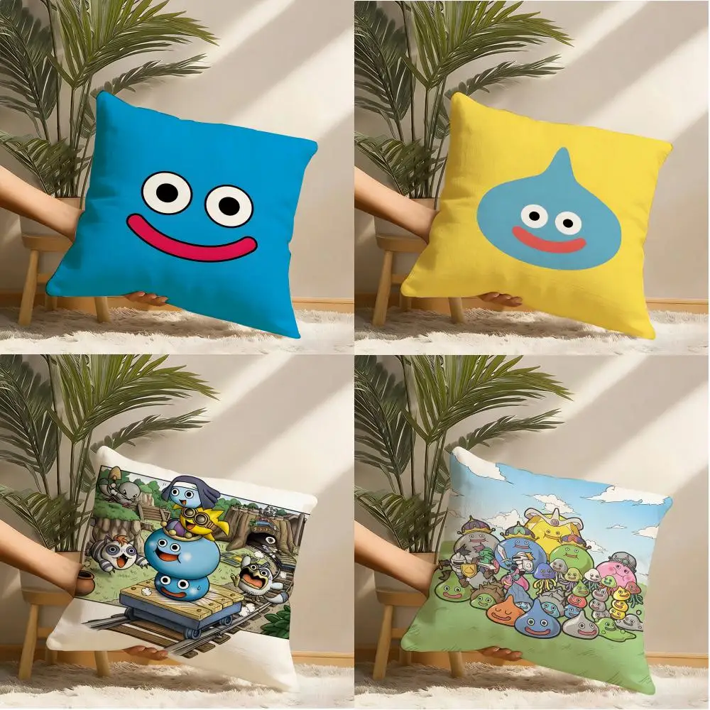 Dragon Quest Heroes Rocket Slime Pillow Case Pillowcase, Double-sided Printed, Sofa Cushion, Bedroom Headboard Pillow