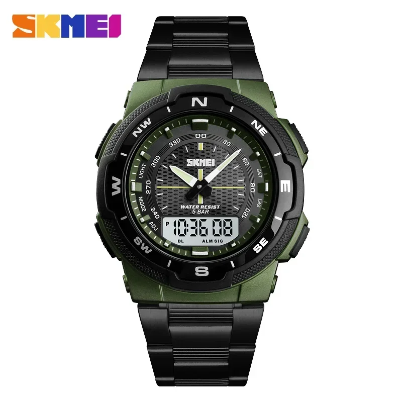Men's Digital Countdown Sports Watch, Waterproof