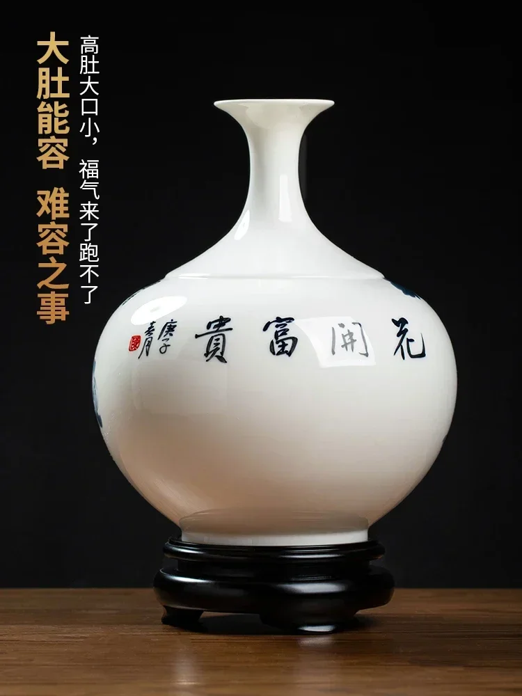 Porcelain Hand Painted Vase Decoration TV Cabinet Decorations Crafts/Decorating Vase