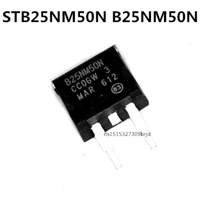 Novo original 5 peças/stb25nm50n b25nm50n to-263