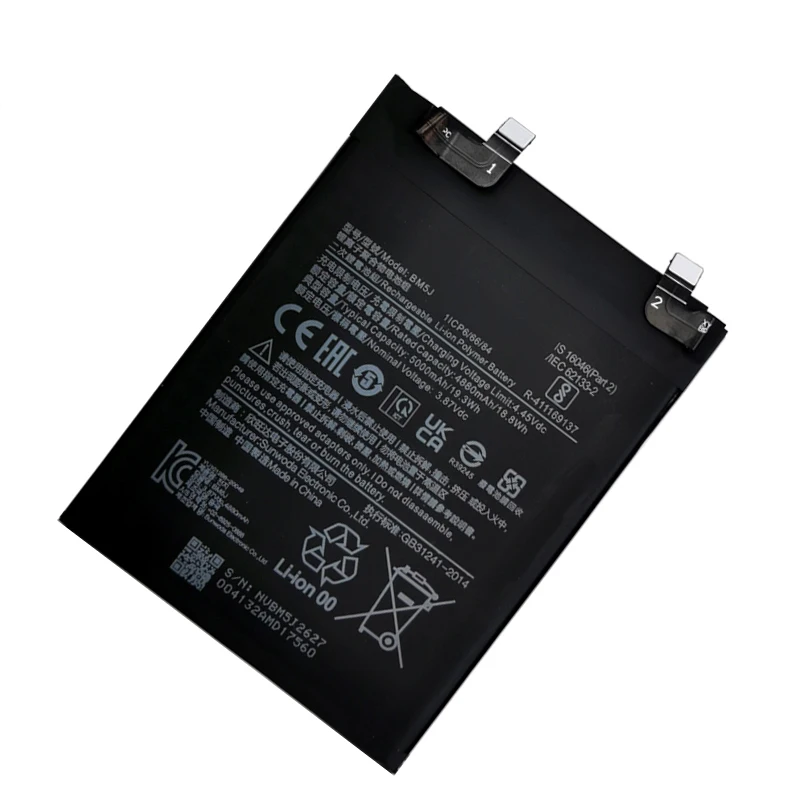 New Fast Shipping 100% BM5J 5000mAh For Xiaomi Mi 12T Pro/Redmi K50 Genuine Mobile Phone Replacement Batteries+Tools