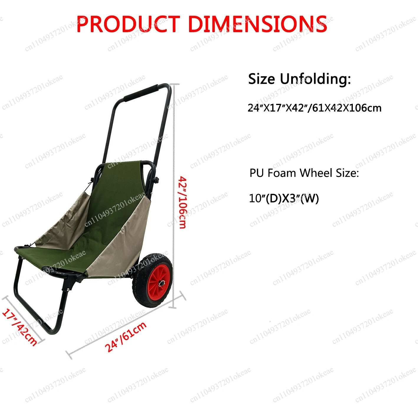 Lightweight Portable Universal Shopping Camping Stall Foldable Load-bearing All-Terrain Available Aluminum Alloy Trolley